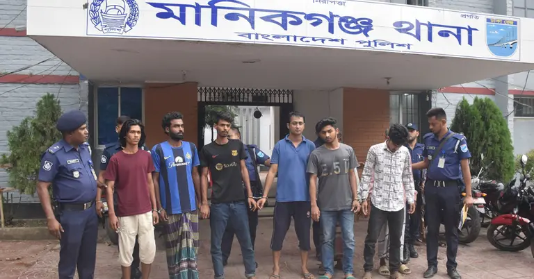 মানবেন্দ্র ঘোষের বাড়িতে অগ্নিকাণ্ডের ঘটনায় গ্রেপ্তারকৃতরা